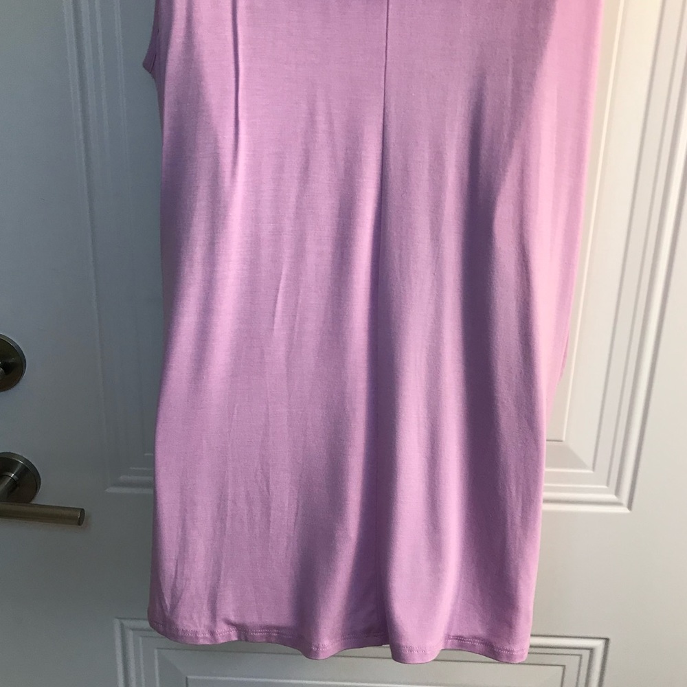 Chic Lilac Ruffle Blouse - Picture 12 of 14